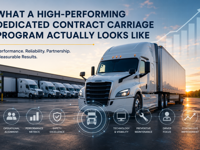 What a High-Performing Dedicated Contract Carriage Program Actually Looks Like